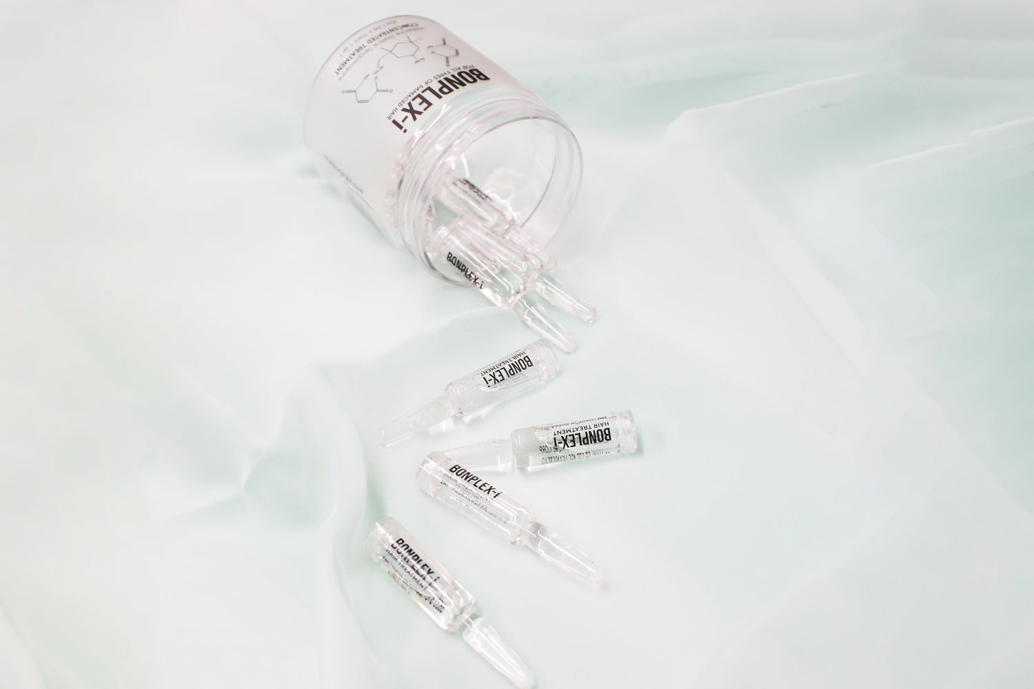 Bonplex-i rebonding ampoule treatment mint green