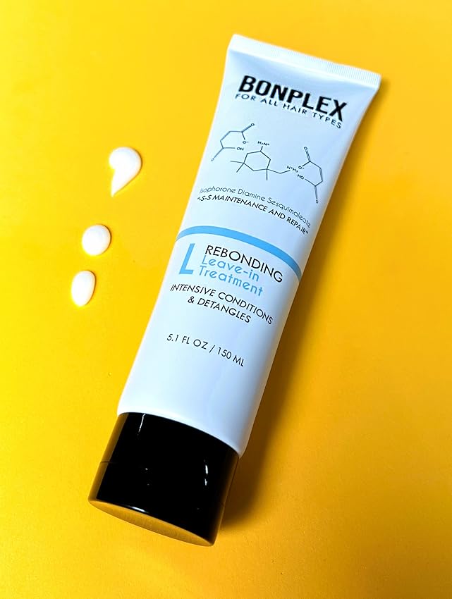 Bonplex Rebonding Leave in Treatment for daily condition detangles and anti frizz