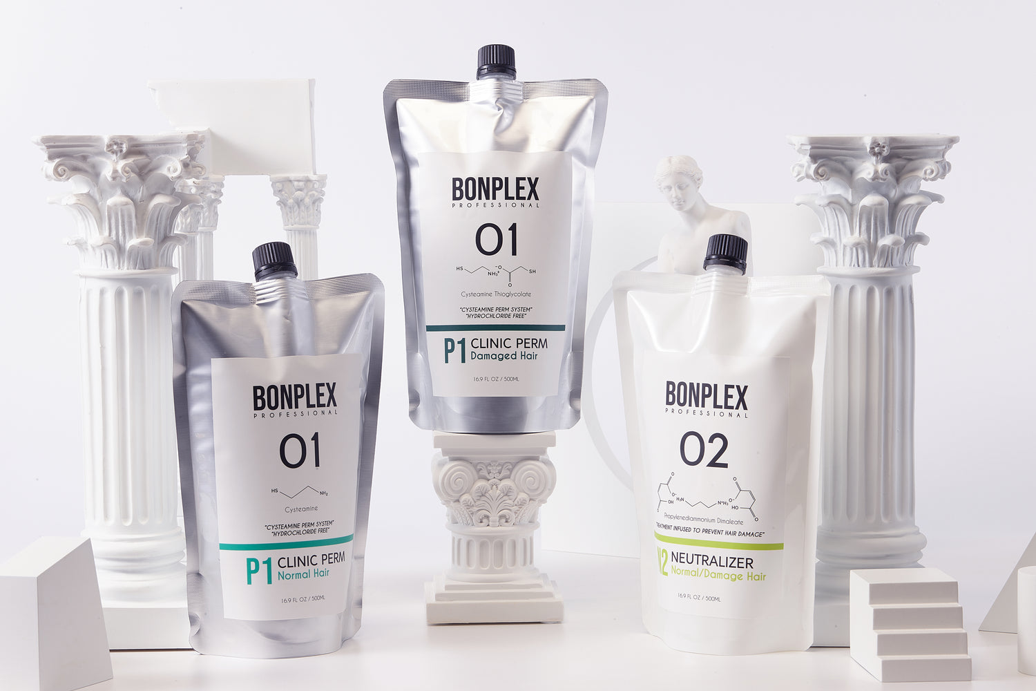 Bonplex Professional Perm set Neutralizer for normal and damaged hair