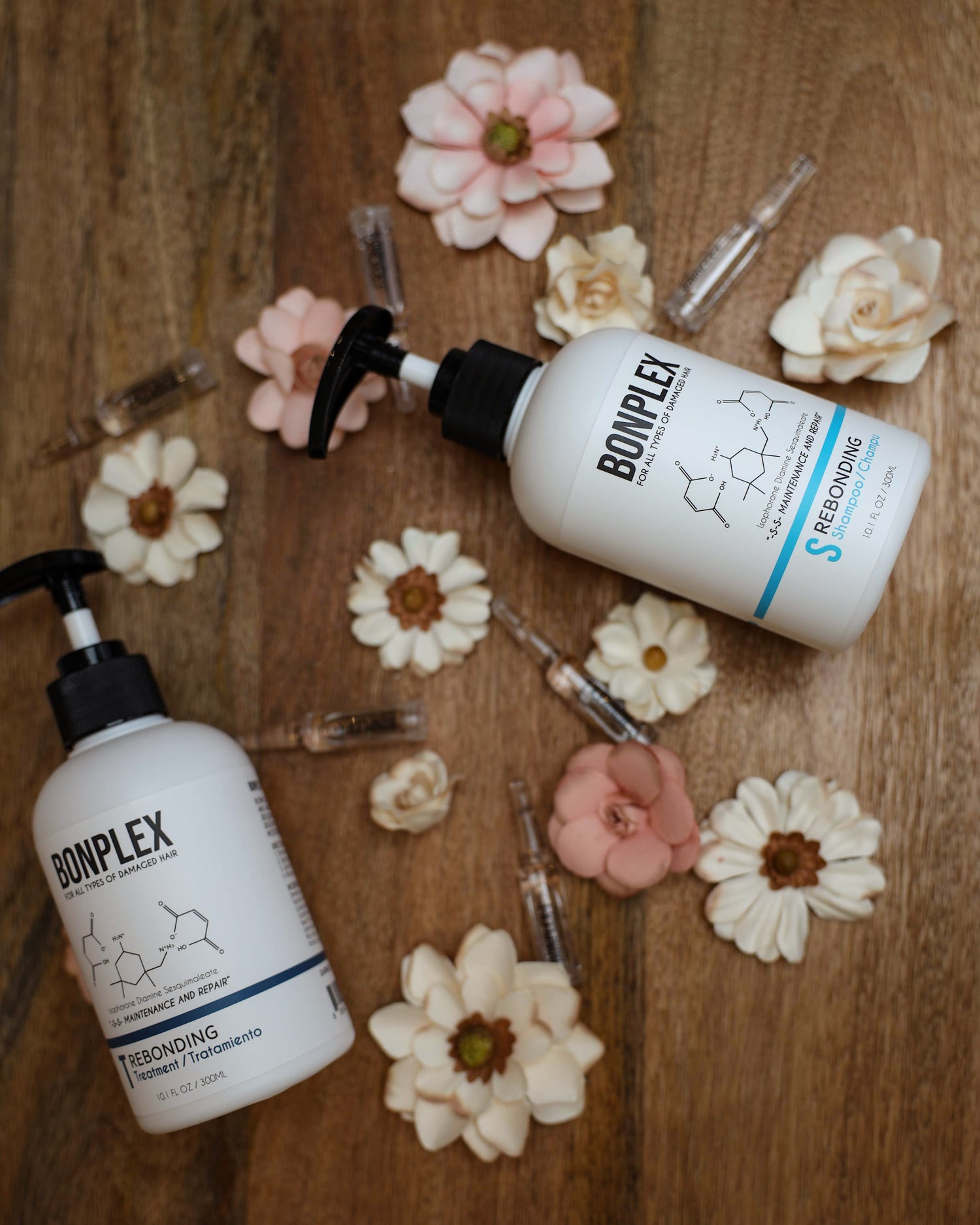 Bonplex Rebonding for damaged hair with bonding ingredients