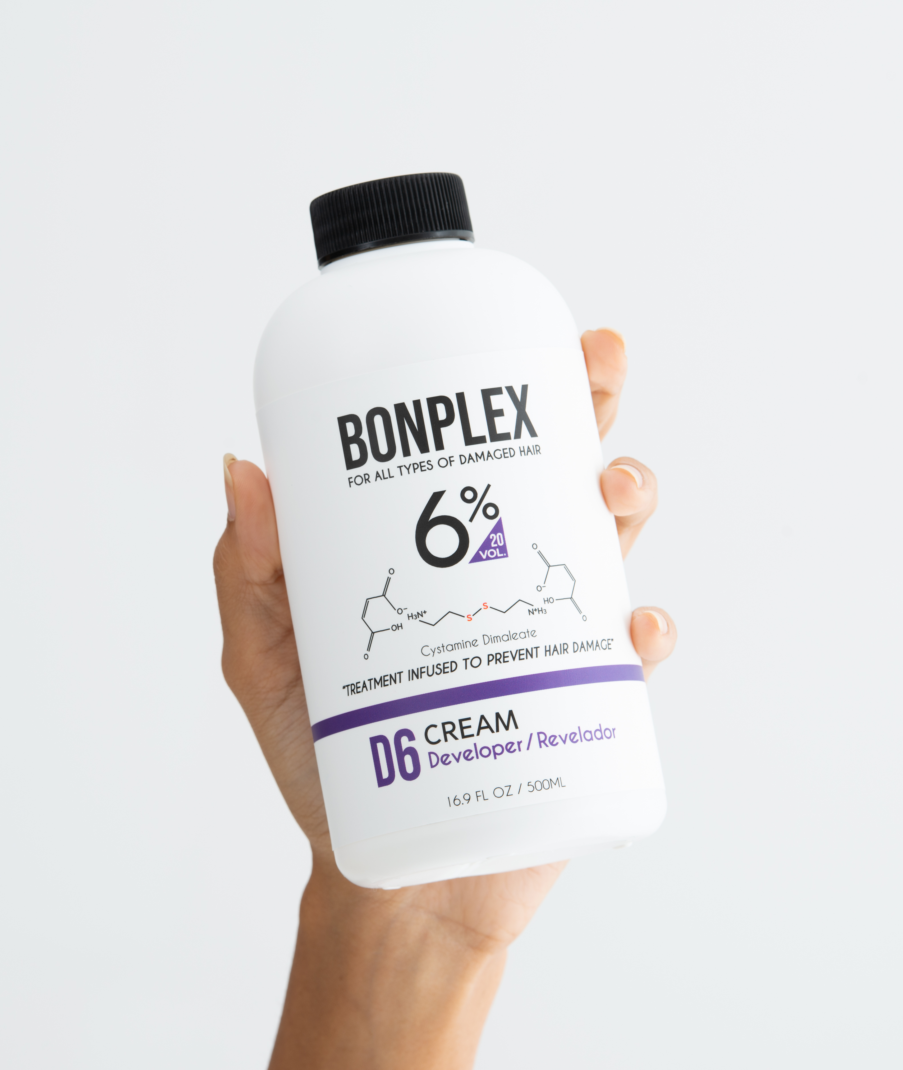 Bonplex Professional Cream Developer 6 percent volume 20 hands