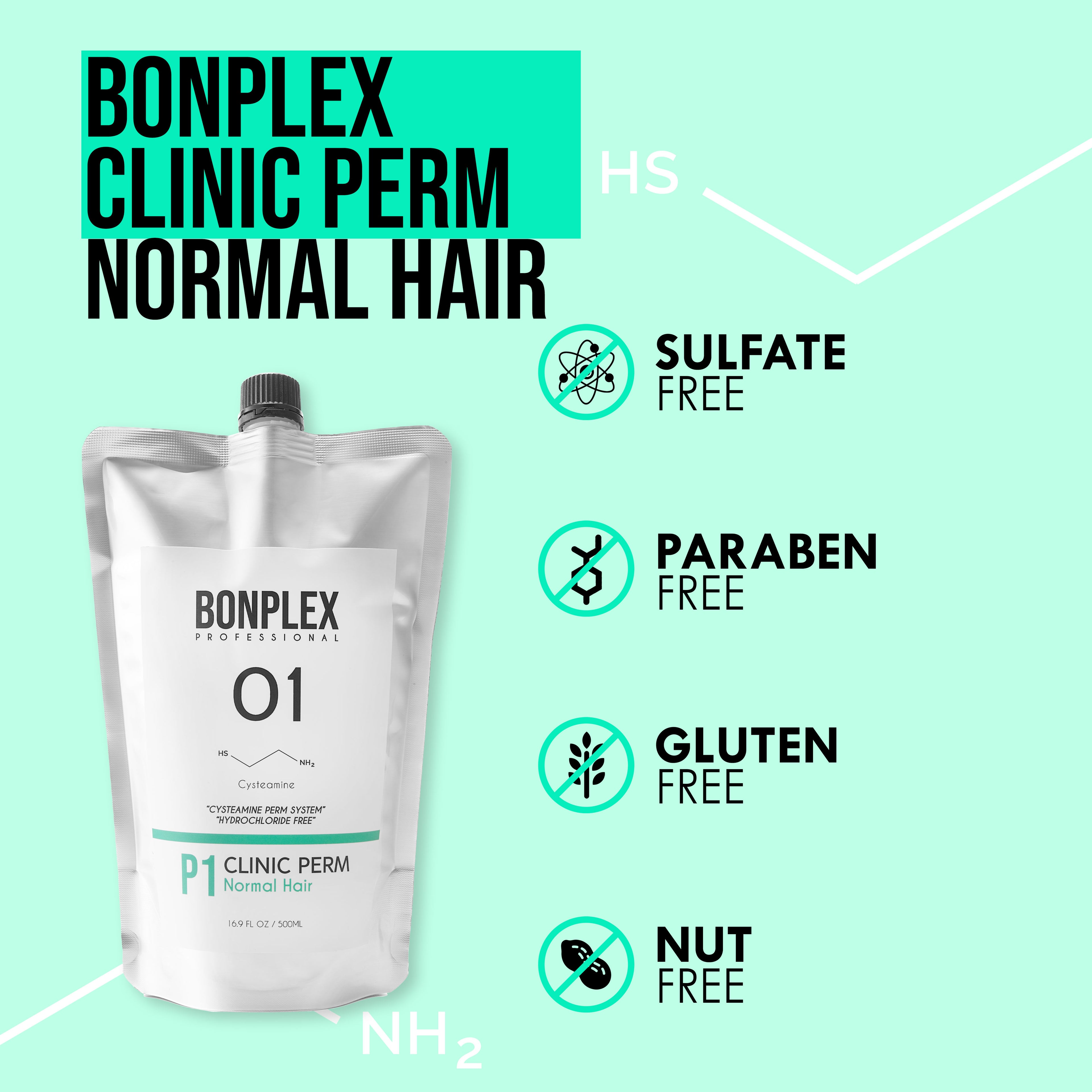 Bonplex Clinic Perm for Normal Hair ingredients free