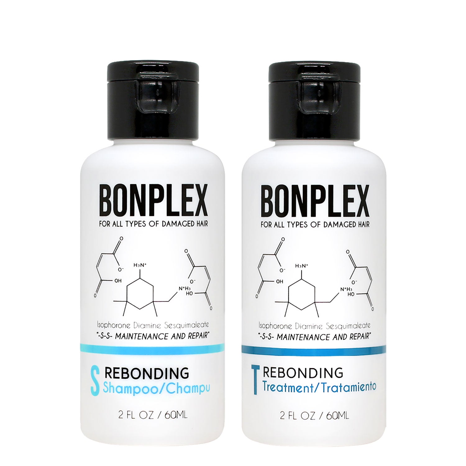 Bonplex Rebonding Shampoo and Treatment Duo Pack 2oz
