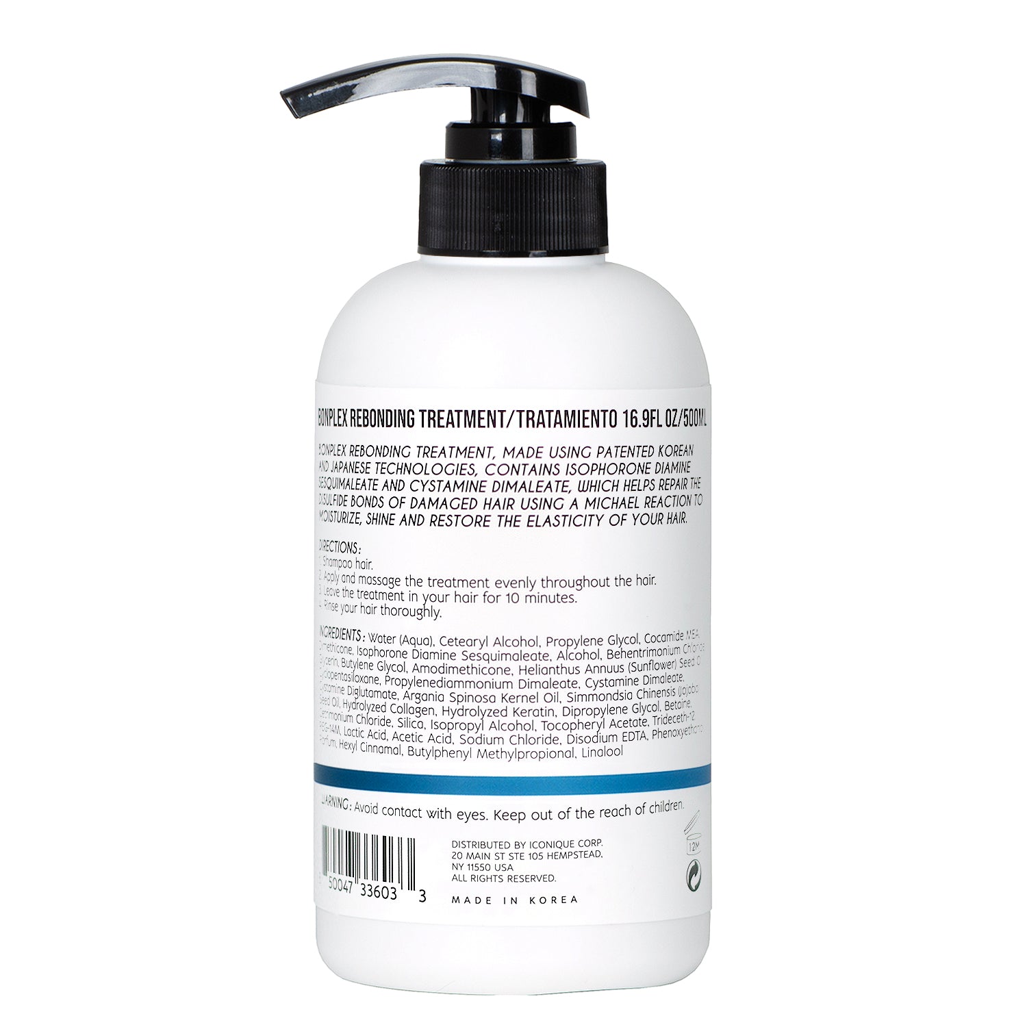 Bonplex Rebonding Treatment 16oz back