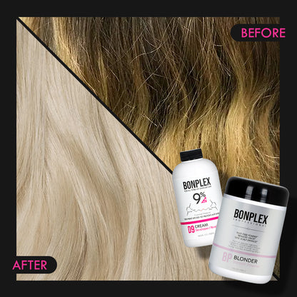 bonplex bleach powder before and after