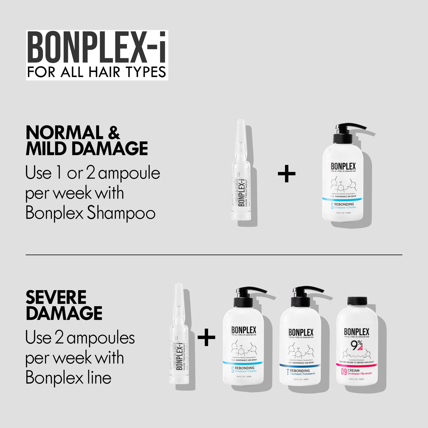 Bonplex Rebonding Trio combo tips
