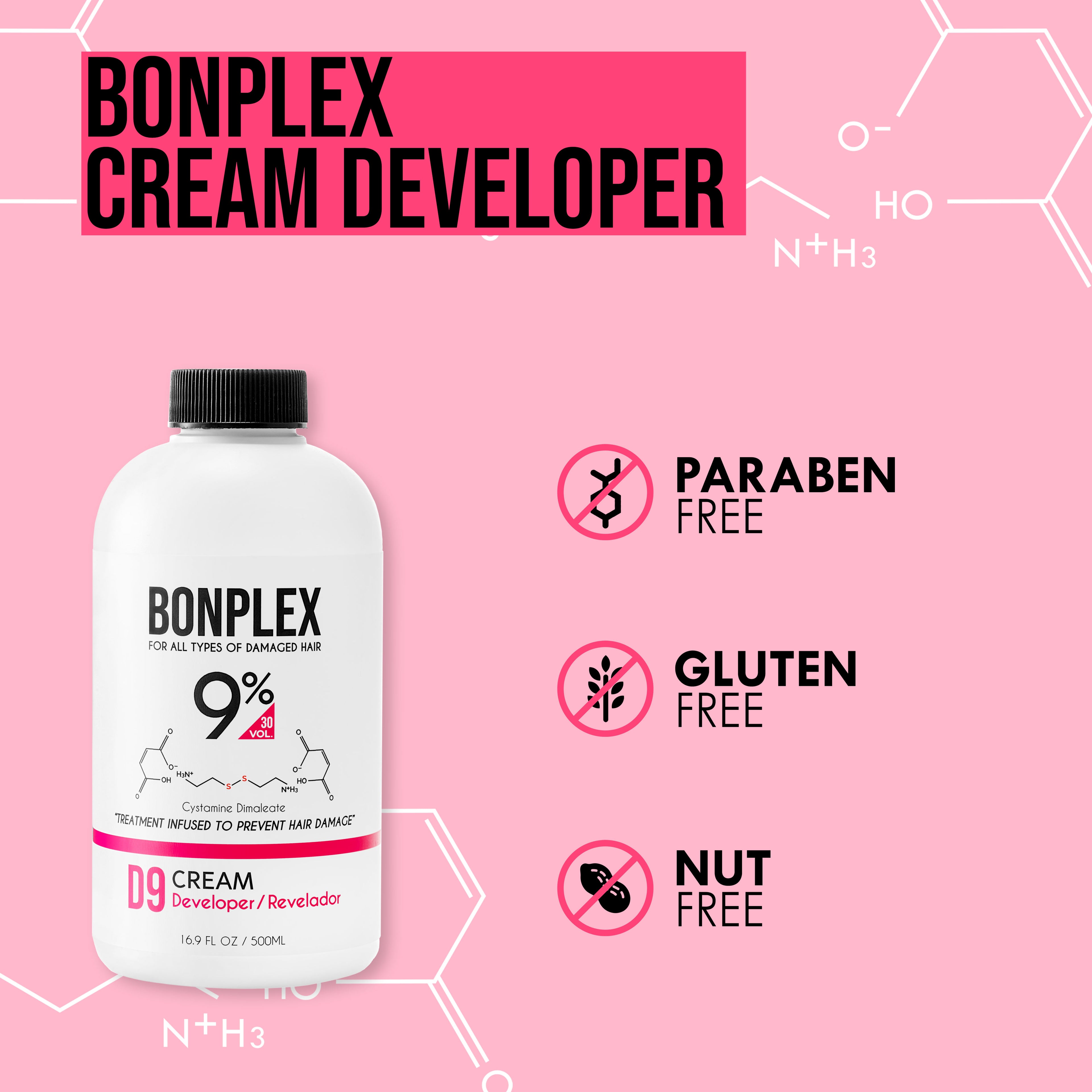Bonplex Professional Cream Developer ingredients free