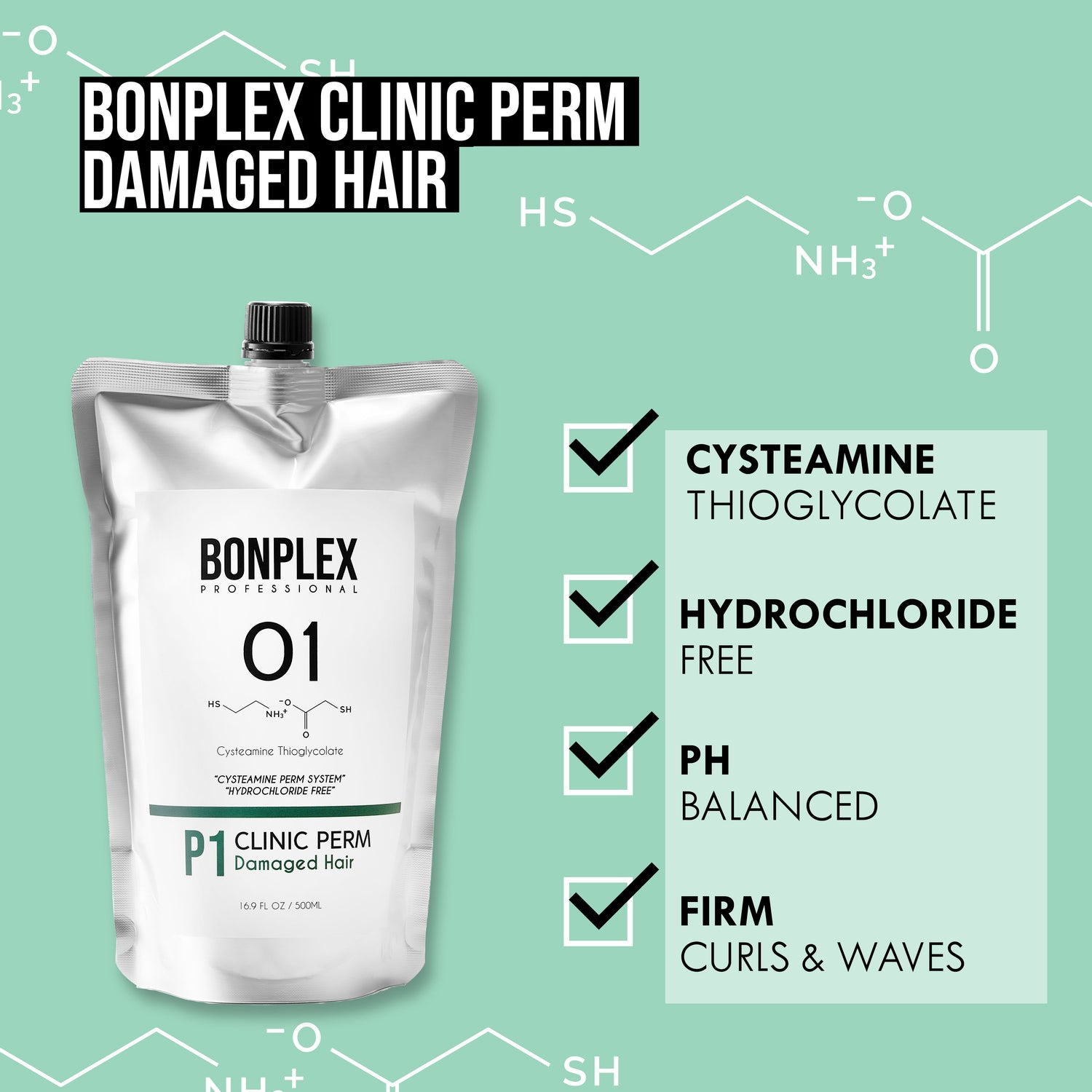 Bonplex Clinic Perm for Damaged Hair features