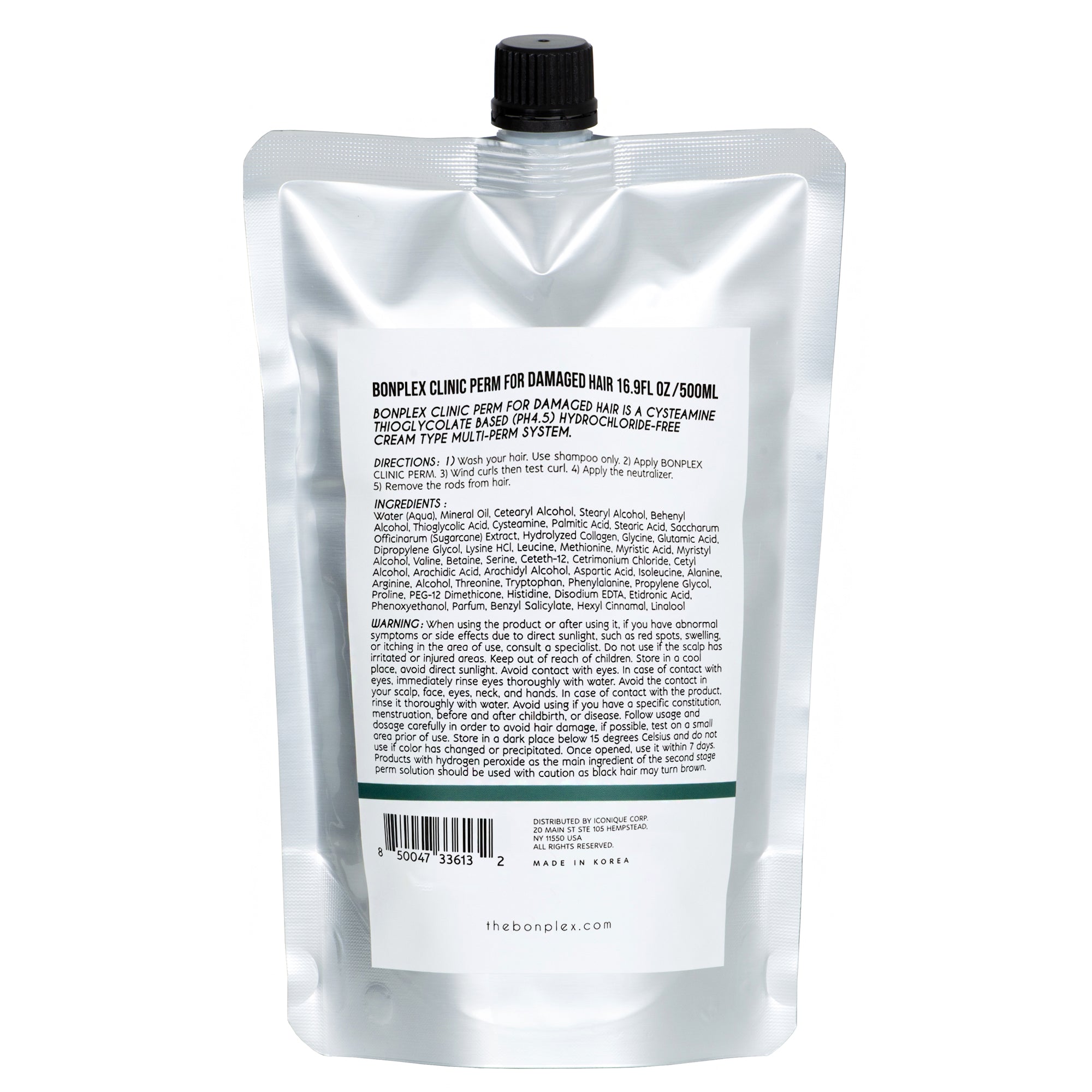 Bonplex Clinic Perm for Damaged Hair back
