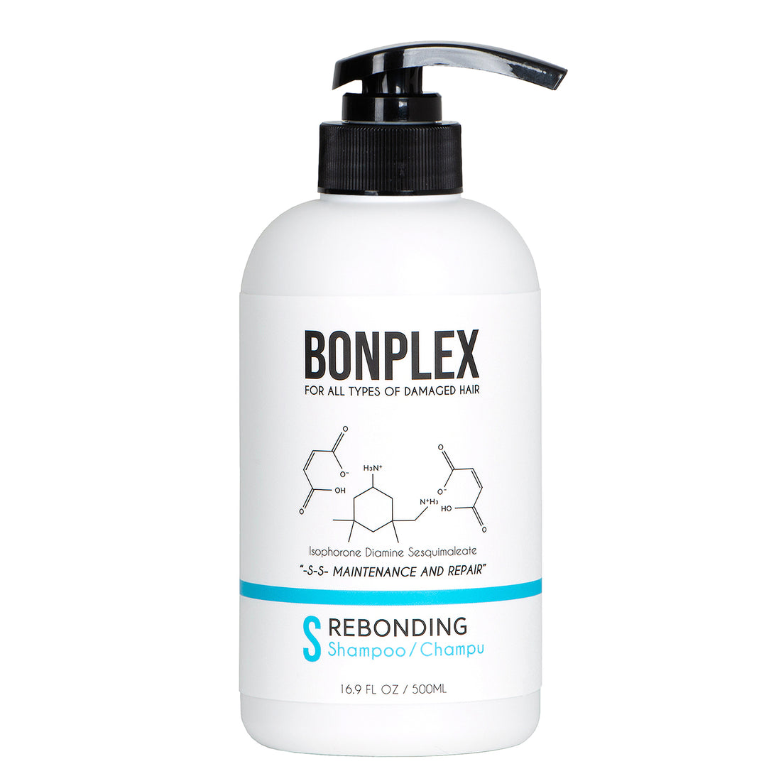 Bonplex Rebonding Shampoo for damaged hair 16oz